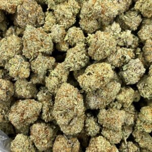 Fire OG CBD Flower - hybrid strain with spicy citrus flavors and calming CBD effects